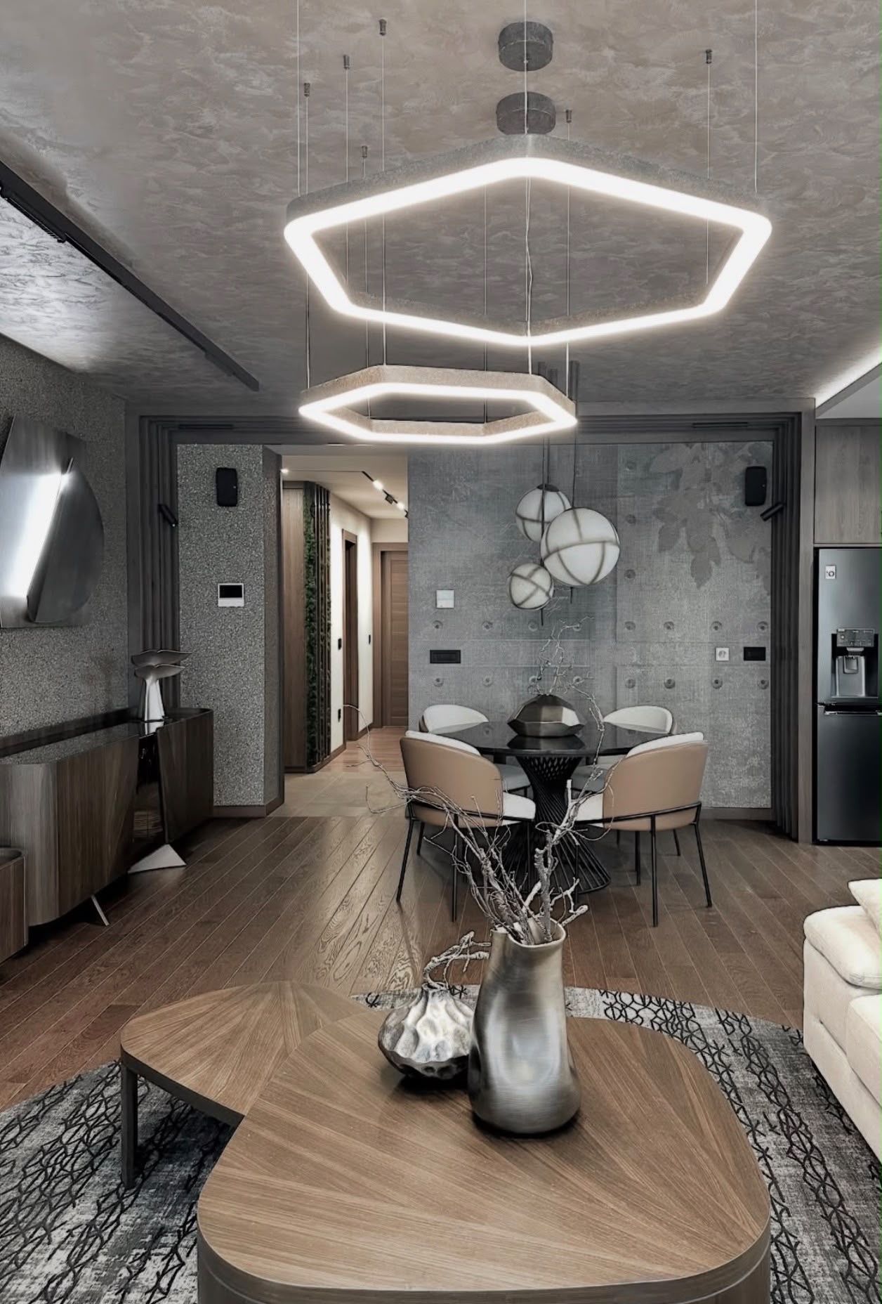 Way of Life premium set klub stolova u realizovanom prostoru